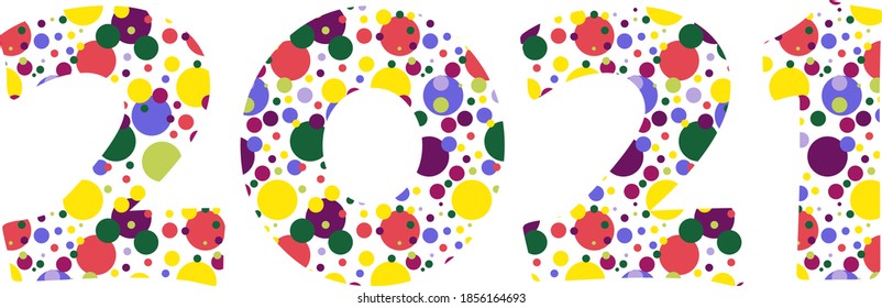 Logo de color 2021 sin patrón en fondo transparente