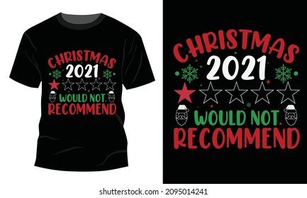 2021 Covid-19 Christmas - Christmas T-shirt Design, Vintages T-shirt, Vector, Christmas Tree, Happy Christmas Day Gift