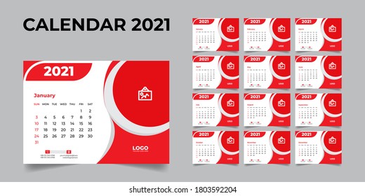 2021 desk calendar, desk calendar template 2021, 2021 corporate desk calendar, 2021 creative desk calendar