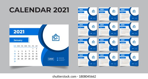 2021 desk calendar, desk calendar template 2021, 2021 corporate desk calendar, 2021 creative desk calendar