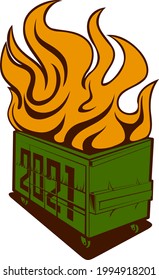 294 Dumpster fire Images, Stock Photos & Vectors | Shutterstock