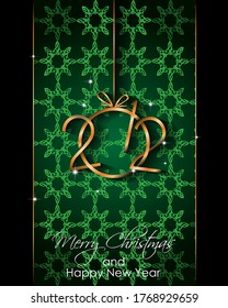 2021 Happy New Year background for your seasonal invitations, festive posters, greetings cards.