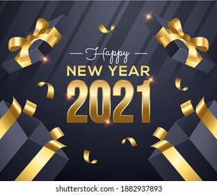 2021 happy new year background