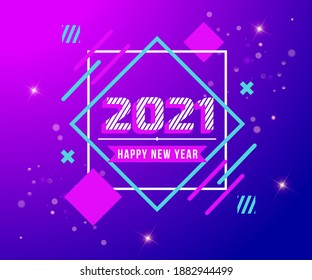 2021 happy new year background