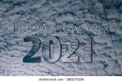 2021 Happy New Year background. New Year design for invitation, calendar, greeting card. Vector illustration.