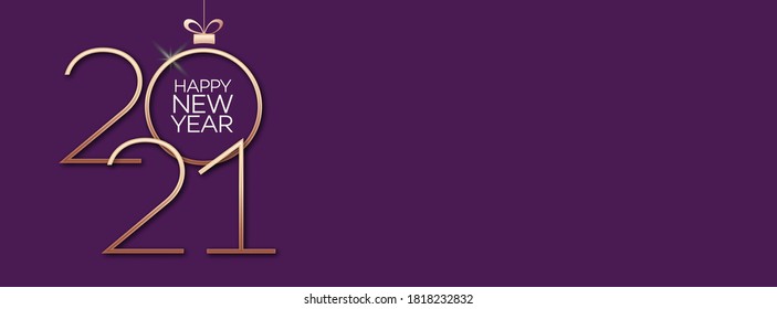 2021 Happy New Year celebration backgound luxury style for layout design, calendar, holiday cover, flyer, brochure, party poster, greeting card, invitation. Luxury festive banner. vector 10 eps
