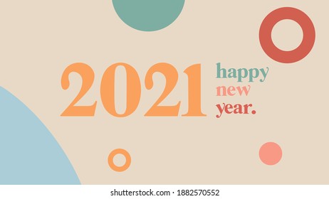 2021 happy new year cool