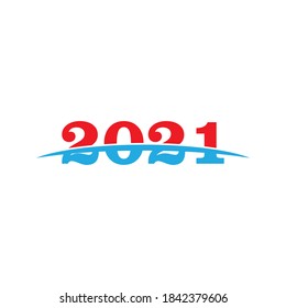 2021 Happy new year design template