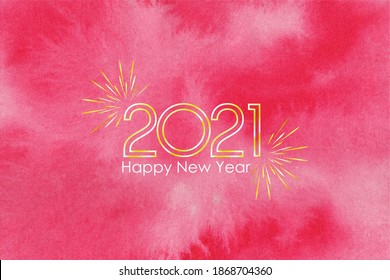 2021 HAPPY NEW YEAR for Merry Christmas Vector design template