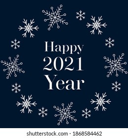 2021 Happy New Year template