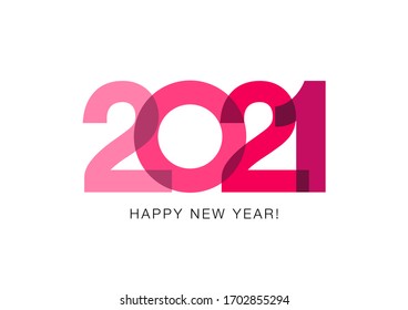 2021 happy New year vector card.  2021 happy New year  vector illustration. 