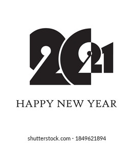 2021 Happy new year vector background. Cover of card for 2021 Creative design for your greetings card, flyers, invitation, poster, brochure, banner, calendar