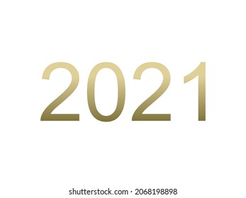 2021 happy new year vector 
