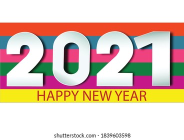 2021 happy new year.Paper cut 2021 word for new year festival.card,happy,Vector concept luxury designs and new year celebration.