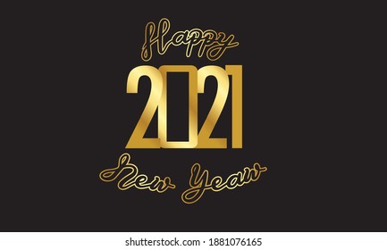 2021 happy new years anniversary celebration logotype. anniversary logo with Red Slim line  isolated on white background, vector design for celebration new year - vector