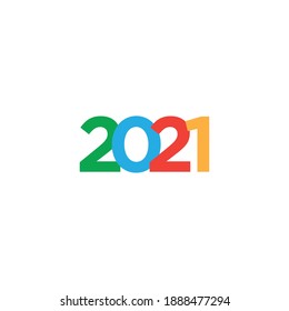 2021 Logo Ful Color Simple Modern Templates