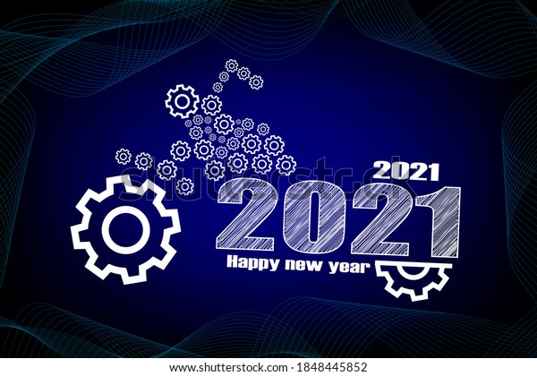 2021 motorcycle\
logo vector design\
template