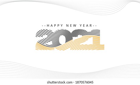 2021 New Year Greeting with Liquid Ornament