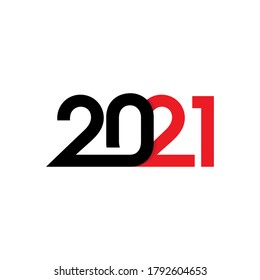 2021 new year icon vector illustration design template