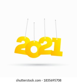 Neujahr 2021, Vektorgrafik