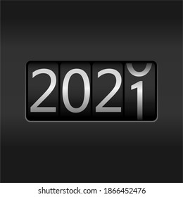 2021 New Year Odometer,  New Year 2021 design