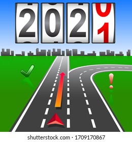 2021 New Year replacement of navigation way forward