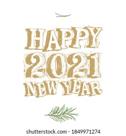 2021 new year vector template for Merry Christmas and happy new year. Vector Illustration