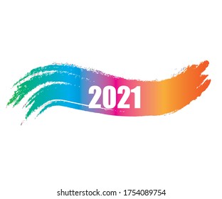 imagen de ilustración de fondo de 2021