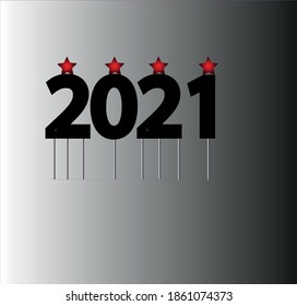 2021 año png con hermosos antecedentes