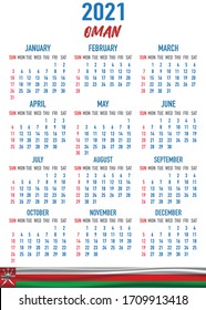 16 Oman Calendar 2021 Images, Stock Photos & Vectors 