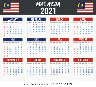 October 2021 malaysia calendar