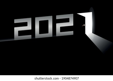 2021 year, new year, for calendar background, background for sites, design idea. Vector EPS10