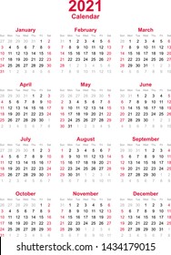2023 Yearly Calendar 12 Months Yearly Stock Vector (Royalty Free ...