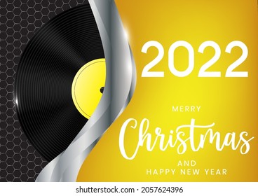 2022 Abstract Vector Illustration New Year Bakground