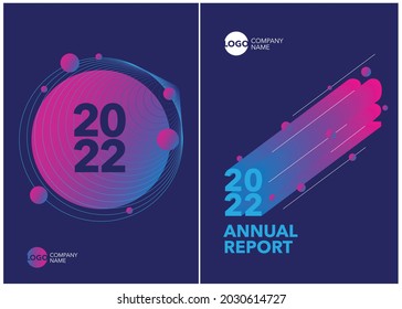 2022 annual reports covers. create your cover with creative design. reports, new year, artwork 2022 