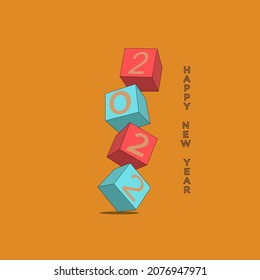 2022 box background falling brown