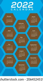 2022 calendar planner set for template corporate design week start on Sunday