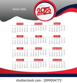 2022 Calendar Template Year Planner