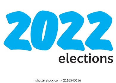 2022 elections banner vector illustration 