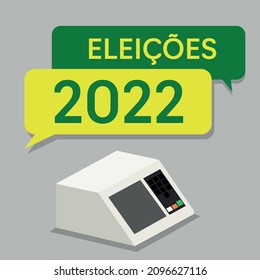2022 Elections - Electronic voting machine for voting in Brazil