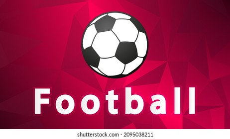 2022 football competition vector design. Not official logo qatar 2022. .Football Tournament, Football Cup, Background Design Template, Vector Illustration, 2022