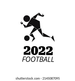 2022 football sports themed logo design