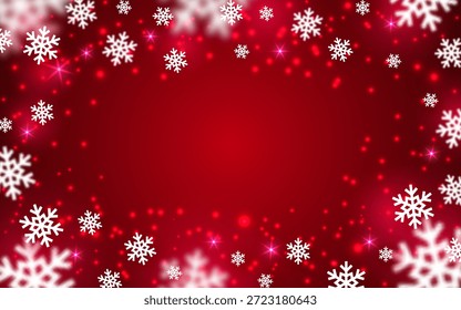 2022 happy new year background. Golden numeral text calligraphy banner. Abstract gold snowflakes red 3d greeting card. Christmas magic time poster template. Winter holiday calendar header concept