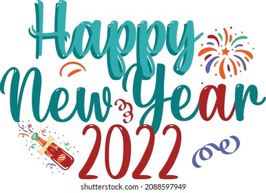 2022 Happy New Year Design