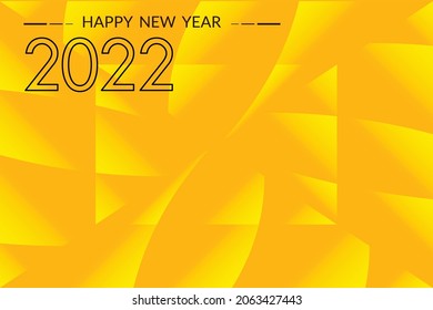 2022 Happy New Year elegant design - vector illustration of beautiful. Classy 2022 Happy New Year background. Beautiful design for Christmas and New Year 2022 greeting cards
