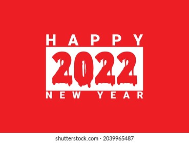 2022 Happy New Year Logo Design Template 2