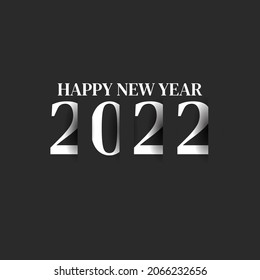 2022 Happy New Year logo text design. 2022 number design template. Collection of 2021 happy new year symbols. Vector illustration