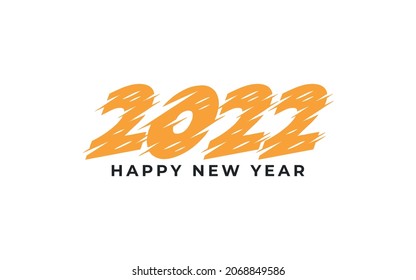 2022 Happy New Year Typography Design, Vector 2020 Design scalable Design. Can Be used in any kind of banner, t shirt, mugs and all new year design