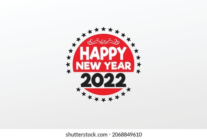 2022 Happy New Year Typography Design, Vector 2020 Design scalable Design. Can Be used in any kind of banner, t shirt, mugs and all new year design