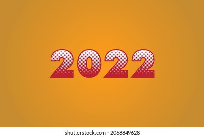 2022 Happy New Year Typography Design, Vector 2020 Design scalable Design. Can Be used in any kind of banner, t shirt, mugs and all new year design